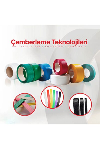 ONUR PLASTİK Onur Ambalaj Polyester 19x1,00 800mt. Çember