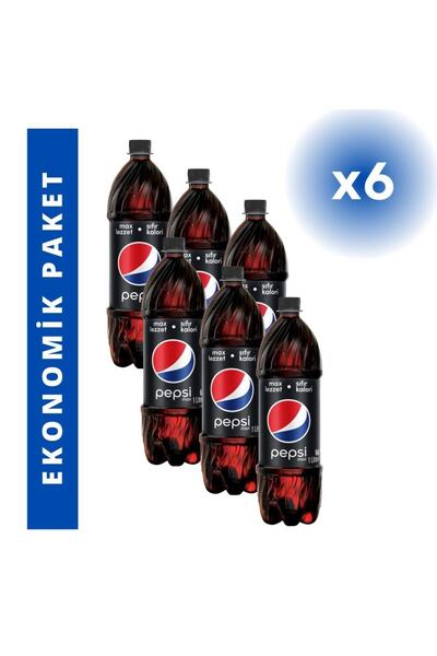 Pepsi Max Pet 1lt Ekonomik Paket*6