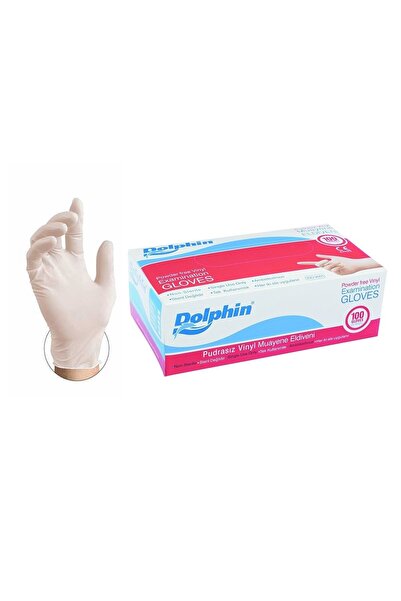 Dolphin Muayene Eldiveni Pudrasız Vinil L