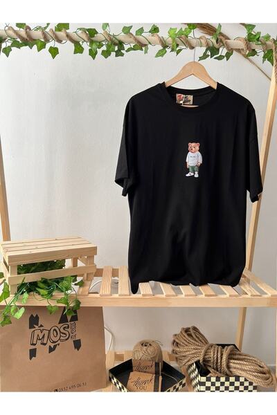 MOS STORE Μπλουζάκι Unisex Oversize με στάμπα