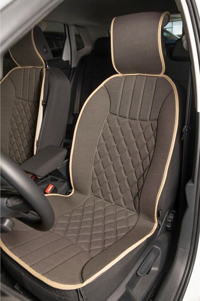 Space Volkswagen Passat B7 Lüks Oto Koltuk Minderi Ön 2'li Set Elegance Koyu Bej
