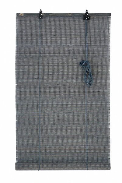 Binbirreyon Sık Dokulu Doğal Bambu Stor Perde Güneşlik Kullanıma Hazır Vizon ...