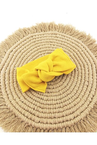 Mini Kids Baby طفلة طفلة الخردل الشريط باندانا