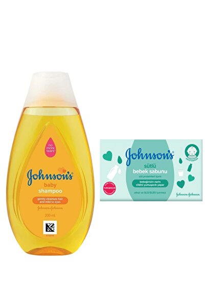 Johnson's شامبو أطفال 200 مل وصابون أطفال 100 جرام