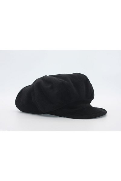 şapkadan Women's Flowy Soft Peaked Fleece Cap - Red