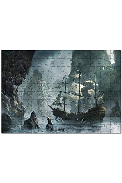 Cakapuzzle Sanat Eski Gemi Fantastik Hayalet Gemi Gemi Yelkenl 1000 Parça Puz...