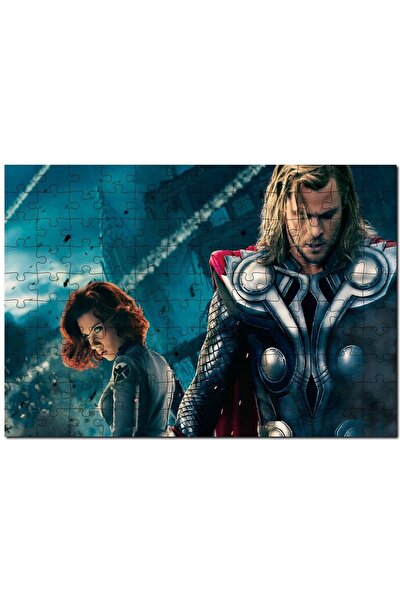 Cakapuzzle أحجية الصور المقطوعة "المنتقمون ثور والأرملة السوداء" المكونة من 1...