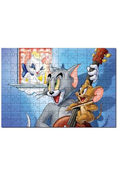 Cakapuzzle Tom A Jerry Zamilovana Srdce Görseli 1000 Parça Puzzle Yapboz Mdf (ahşap)