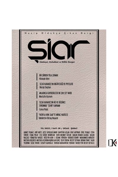 Dergi Kapında Şiar 38.sayı Ocak-şubat 2022