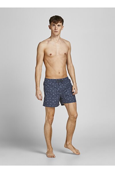 Jack & Jones 12206071_jpstcrete Jjswim Akm Normal Bel Desenli Lacivert Erkek ...