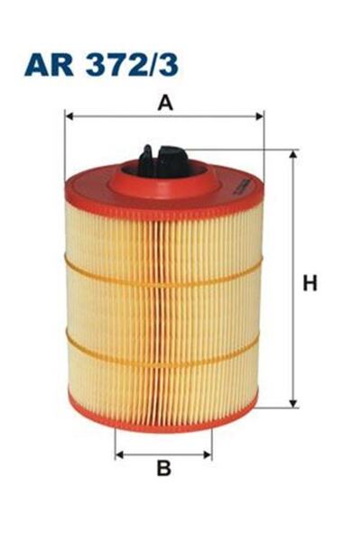 Filtron فلتر هواء Ar372/3 فورد مونديو Iv 07-14 2.2 Tdci (WF)297932)