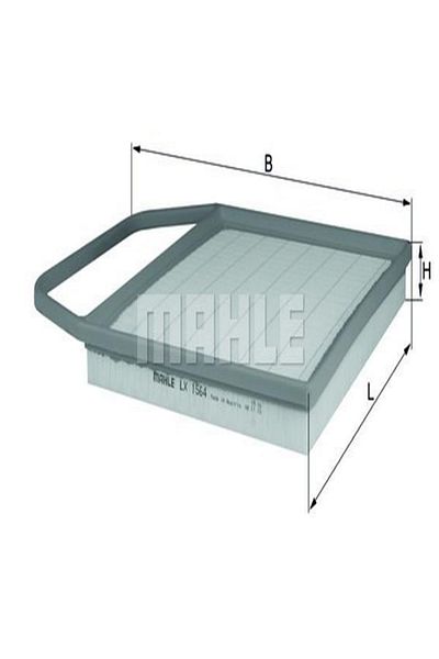 MAHLE Lx1564 Air Filter Bmw E82 E90 E89 06-1313717556961 (WA213239)