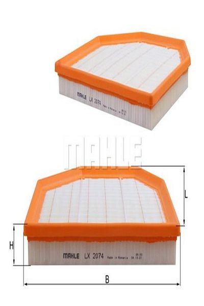 MAHLE فلتر هواء Lx2074 BMW F10 M5 SAG -13727843284 (مرحاض663152)