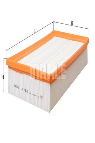 MAHLE Lx3502 Air Filter 5q0129620b Wa923531