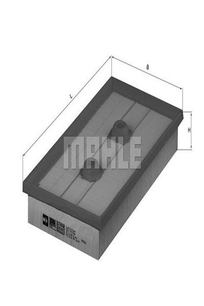 MAHLE Lx1643 Air Filter 03c129620b Wa328484