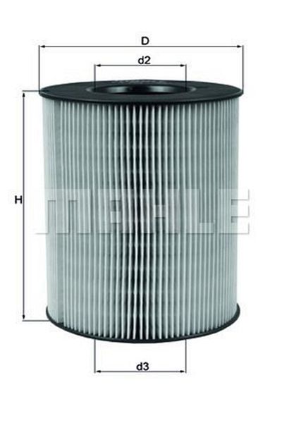 MAHLE فلتر هواء Lx794 لـ W168 97-04 Vaneo W414 02-051660940004 (مرحاض131956)