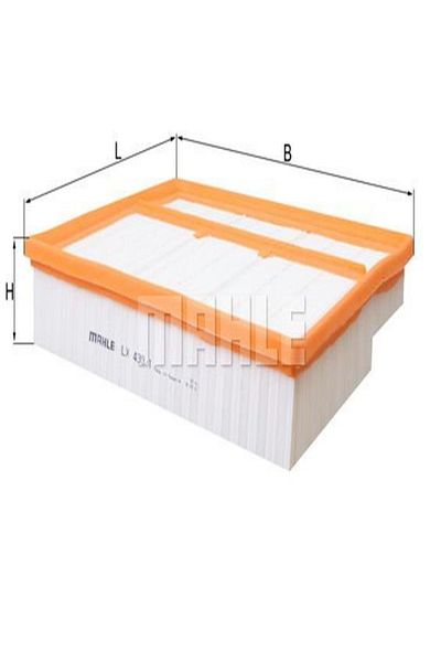 MAHLE فلتر هواء Lx439/1 W202 93-00 W208 97-02 W163 98-05 A6040940404 (وا246616)