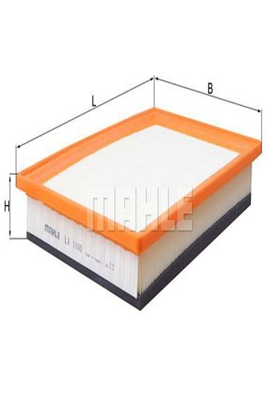 MAHLE Lx1000 Air Filter Sharan 1.9tdi 2.0 2.8 V6 24v 1.8t 20v (95 10) Galaxy Ym2x9601aa (WE427564)