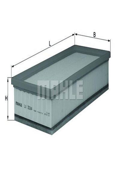 MAHLE Lx3284 Air Filter (PEUGEOT 1444EH (WE513637)