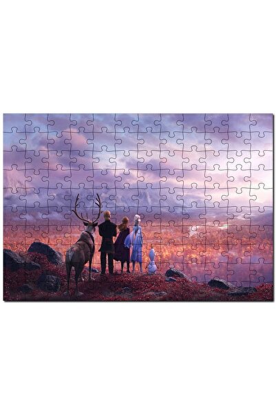 Cakapuzzle لغز ضبابي مواجهة إلسا وأصدقائه 255 قطعة Mdf (خشب)