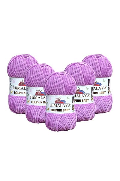 Himalaya Dolphin Baby Velvet Thread 5 Pack - 80356 Orchid - 100 Gr120 Mt