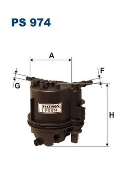 Filtron Ps974 Yakit Filtresi ( Citroen Nemo-c3-c2 1.4 1148119 (wa854796)