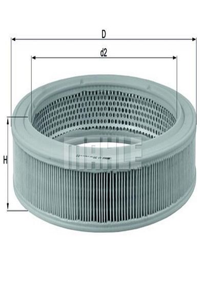 MAHLE فلتر هواء Lx20875524148 Wh553791