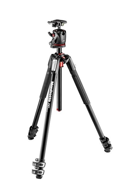 Manfrotto Mk190xpro3 Tripod 3 Sekme + Mhxpro-bhq2 Başlıklı Kit