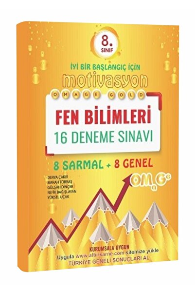 Nartest Yayınevi Nartest Yayınları 8. Sınıf Omega Motivasyon Fen Bilimleri 16...