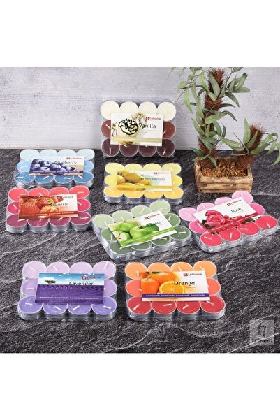 Happyland 8'li Kokulu Tealight Mum Kokulu Mum
