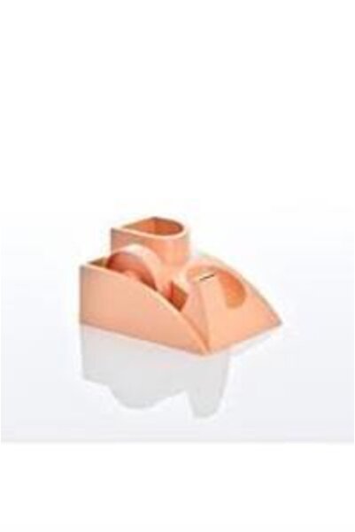 Ops طقم مكتب حامل أقلام مع ماكينة شريط بلاستيك باستيل برتقالي KLM 304