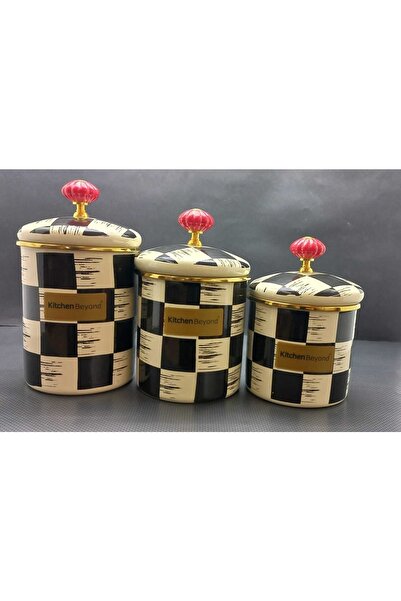 ACAR Emaye 3’lü Kavanoz