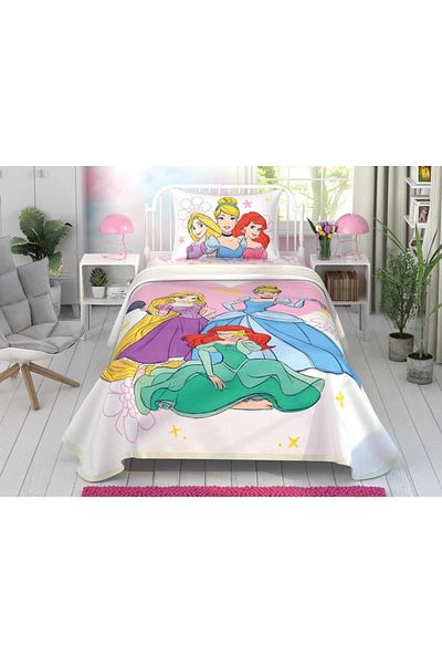 Taç Licensed Pique Set Princess Queen 120x200 Single