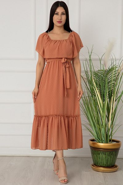 PULLIMM 13354 Rochie cu volan cu fustă