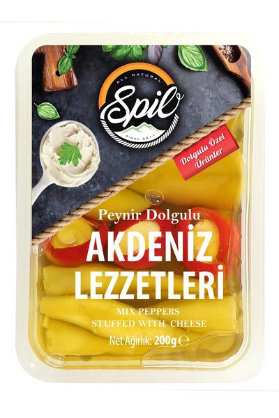 SPİL Peynir Dolgulu Biber Mix 200 g 6 Adet-1200G
