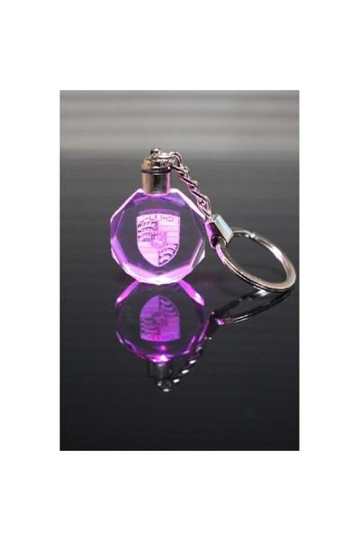 idealaksesuar Porsche Illuminated Keychain 7 Colors Stylish Auto Car Keychain...