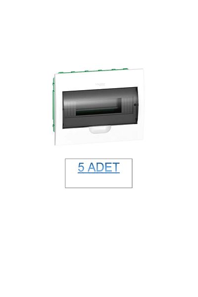 Schneider Electric 5 Pieces Schneider 12-Piece Fuse Box Flush Mounted
