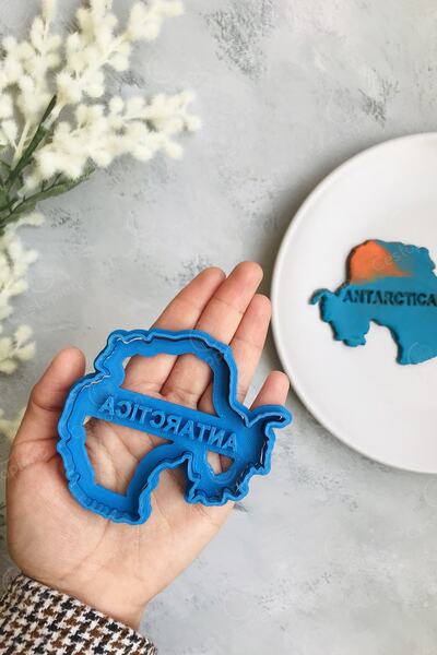 CESTOPİENO أداة تشكيل عجينة القارة القطبية الجنوبية / قالب البسكويت / قالب ال...