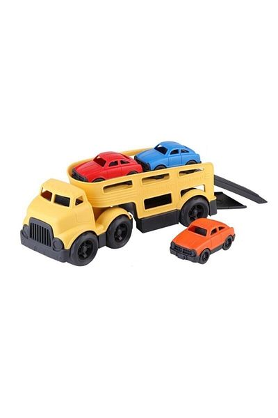 lets be child Fma04886 Model Yellow Transporter Truck