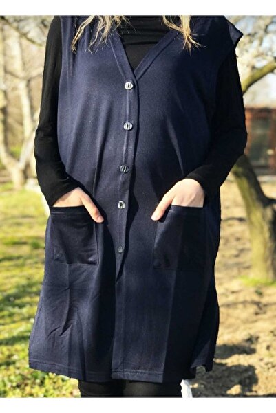 Nacar Anneler Günü Kadın Uzun Penye Anne Yelek