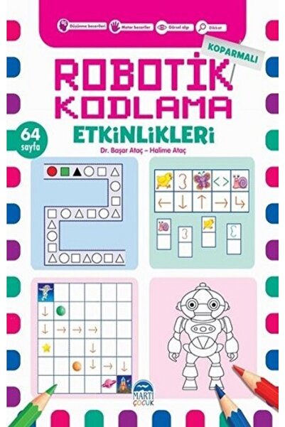 kitaps Koparmalı Robotik Kodlama Etkinlikleri - 3 | Martı Çocuk Yayınları 978...