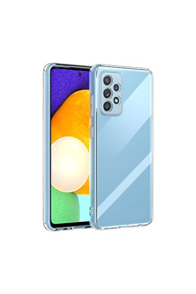 m.tk moveteck Samsung Galaxy A73 5g Uyumlu Kılıf Kamera Çıkıntılı Sararmaz Koruyucu Şeffaf Silikon