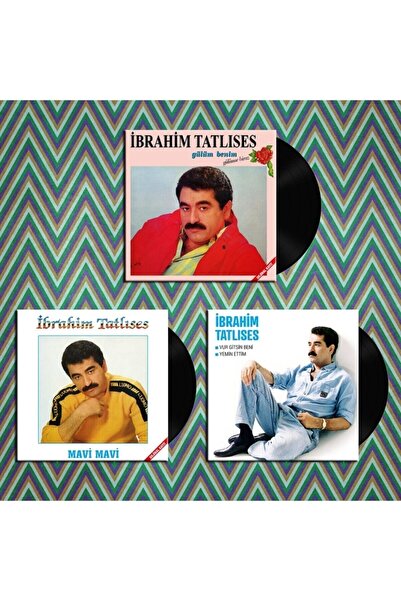 plakmarketi Plak - Ibrahim Tatlıses - Gülüm Benim/mavi Mavi/vur Gitsin (3 Lp Set)