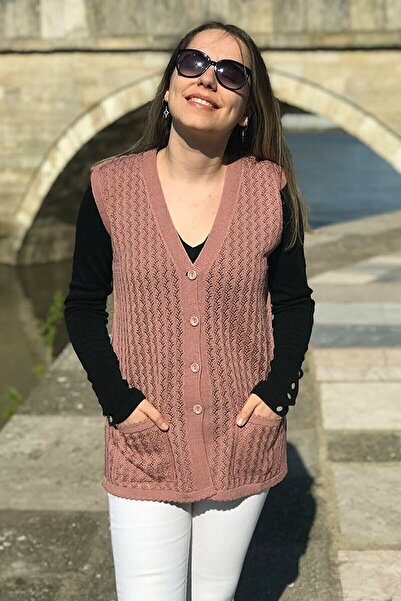 Nacar Anneler Günü Kadın Merserize Motif Anne Yelek