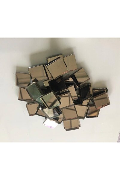 Şişecam Bronz Renk 300'lü Dekoratif Kırık (4 MM) Kalınlığında Kare Ayna 2cmx2cm