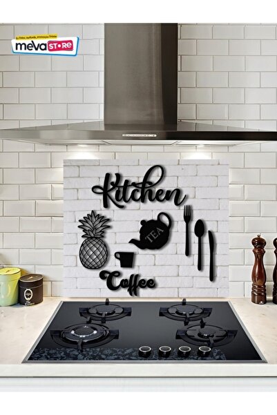 mevastore Mutfak Ocak Arkası Sticker, Folyo Kaplama