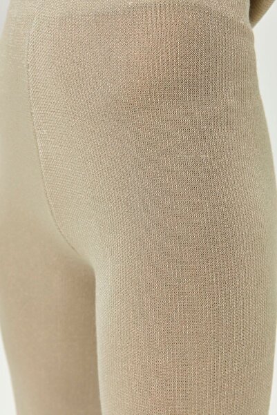 JOIN US Csillogó Khaki Palazzo nadrág