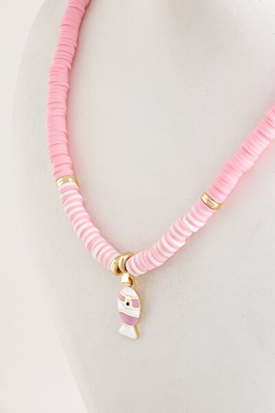 Sortie Aksesuar Balık Figürlü Fimo Kolye 026