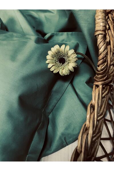 MundoLindo Four Seasons Spring 100% οργανικό βαμβάκι Σετ παπλωματοθήκη μονό Çağla 2 τεμάχια 160 X 220 cm