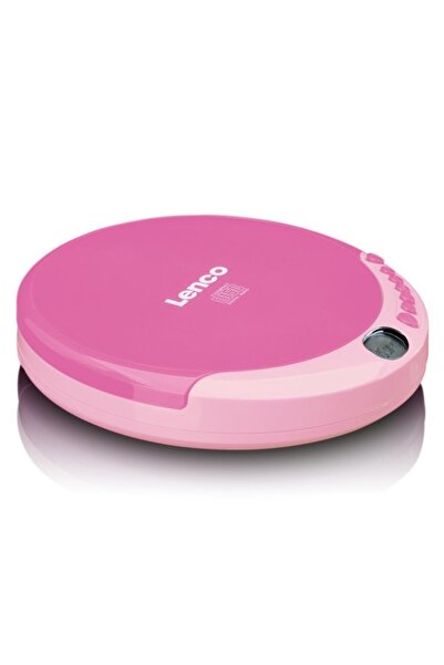 Lenco Taşınabilir Cd Çalar Discman Şarj Özellikli Pembe Cd-011 Pk